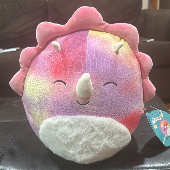 Dinosaur Squishmallow 11 inch “Trinity” - Picture 7 of 8